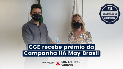 IIA Brasil homenageia CGE por iniciativas de valorização da Auditoria Interna