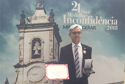 Controlador-Geral de Minas Gerais é homenageado com Medalha da Inconfidência 