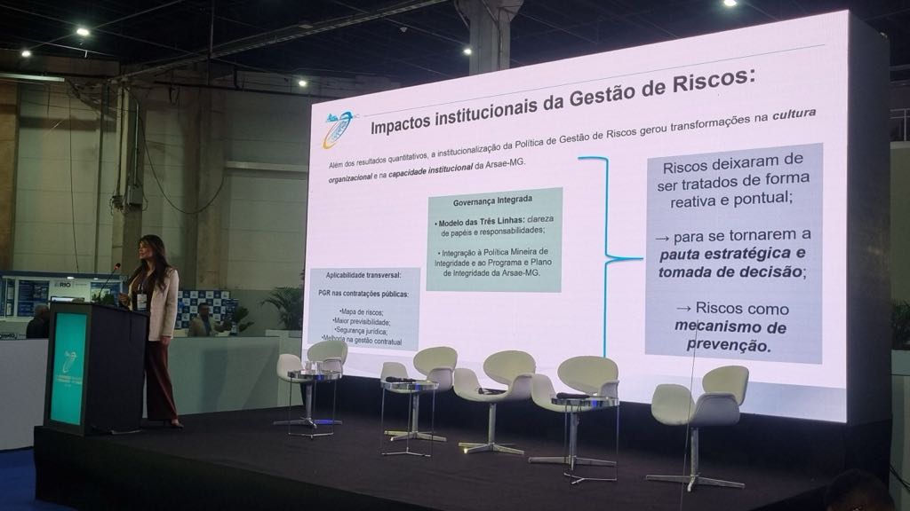 Controladoria Seccional da Arsae apresenta artigo sobre gestão de riscos no XIV Congresso Brasileiro de Regulação